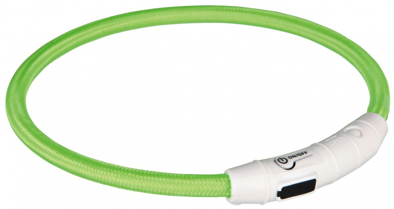 TRIXIE 12702 Green Nylon,Thermoplastic polyurethane (TPU) L-XL Dog Standard collar pet collar