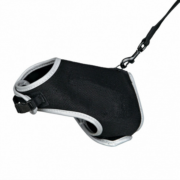 TRIXIE 41895 Black Nylon Cat Vest harness pet harness