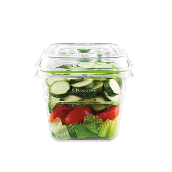 FoodSaver FFC008X Квадратный Коробка 1.8л Зеленый, Прозрачный 1шт емкость для хранения еды