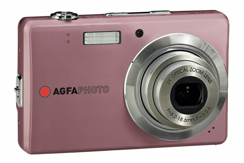 AgfaPhoto OPTIMA 102 Компактный фотоаппарат 12МП CCD 3648 x 2736пикселей Розовый