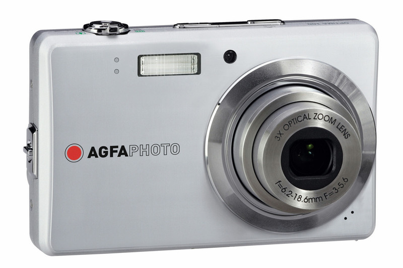 AgfaPhoto OPTIMA 100 Kompaktkamera 10MP CCD 3648 x 2736Pixel Grau