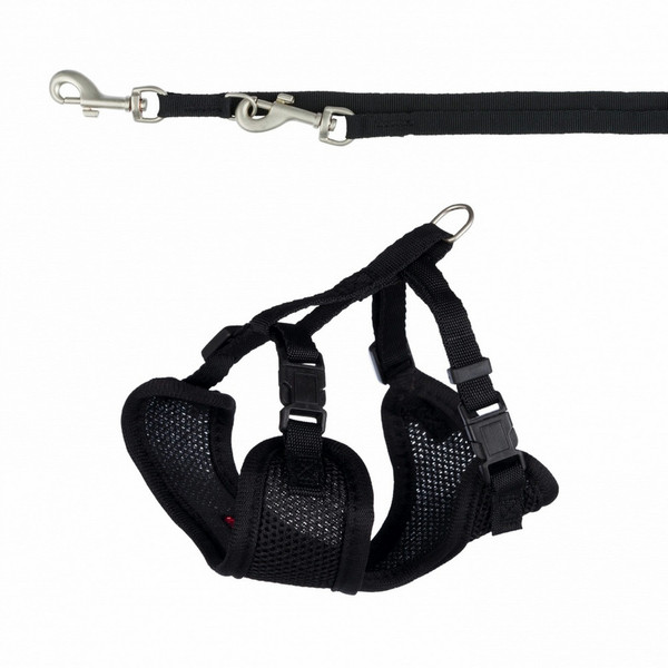 TRIXIE 15561 Черный Нейлон Собака Vest harness шлейка для домашнего животного