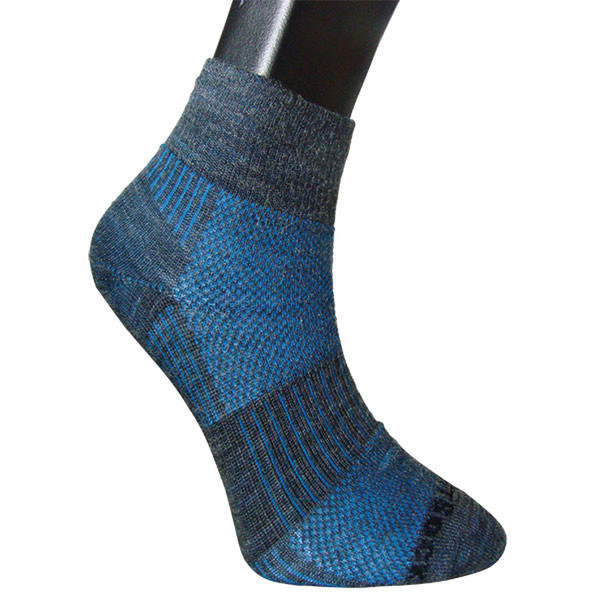 Wrightsock 875-76 3537 Blue,Grey Unisex S Classic socks