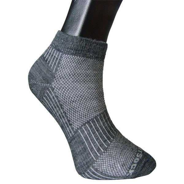 Wrightsock 875-46 3841 Grau, Weiß Unisex M Klassische Socken Socke