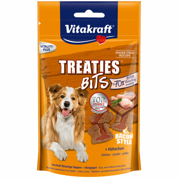 Vitakraft Treaties Bits Senior Chicken,Pork,Poultry,Vegetable