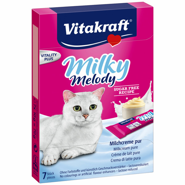 Vitakraft Milky Melody Pur 70g Senior Käse Katzen-Trockenfutter