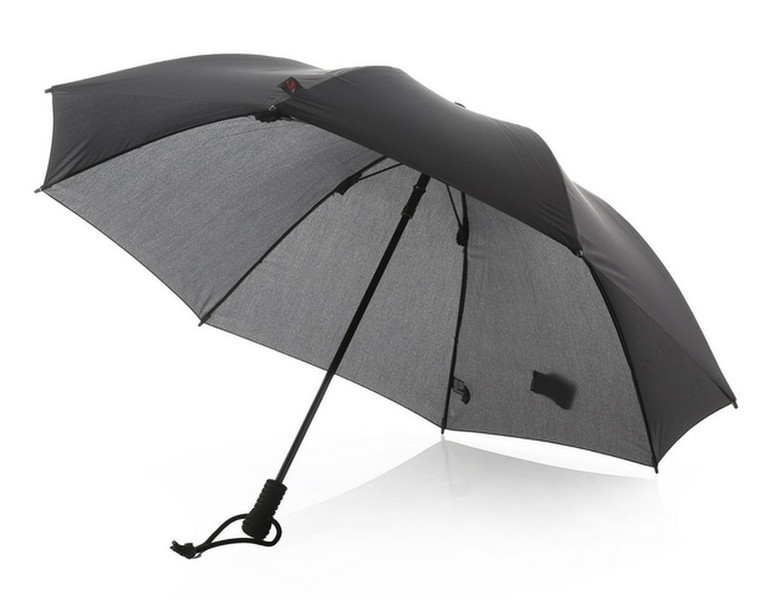 EuroSCHIRM Swing liteflex Schwarz Fiberglas Polyester Full-sized Rain umbrella