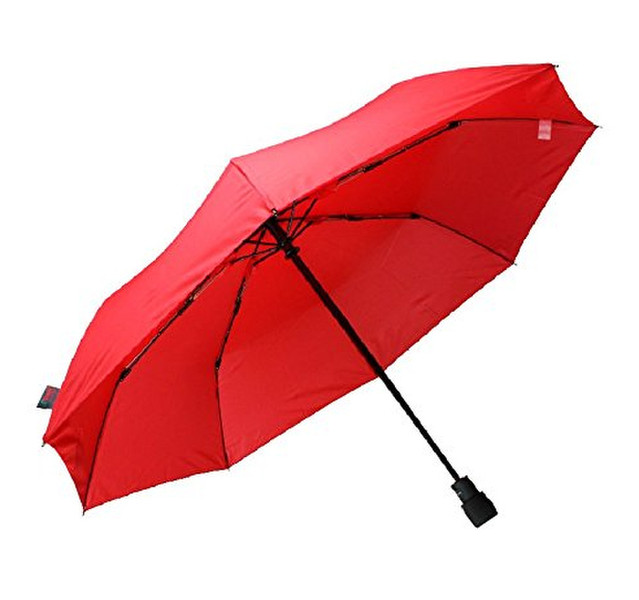 EuroSCHIRM light trek automatic Red Fiberglass Polyester Compact Rain umbrella