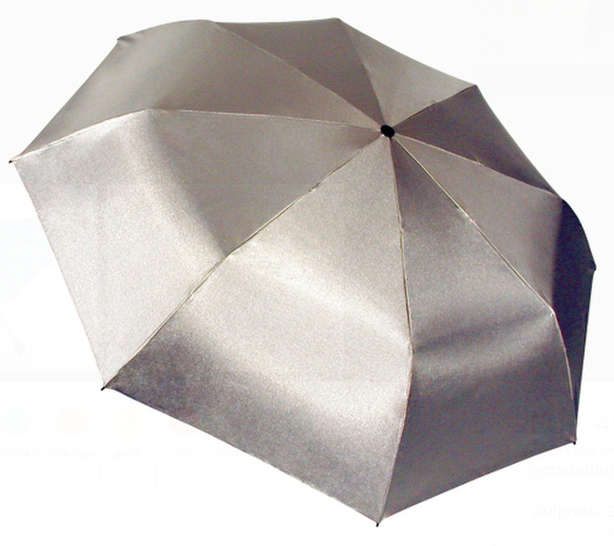 EuroSCHIRM light trek automatic Silber Fiberglas Polyester Kompakt Rain umbrella
