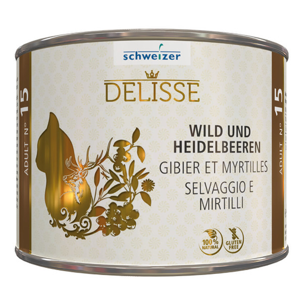 Delisse Nassfutter Wild und Heidelbeeren Nº 15