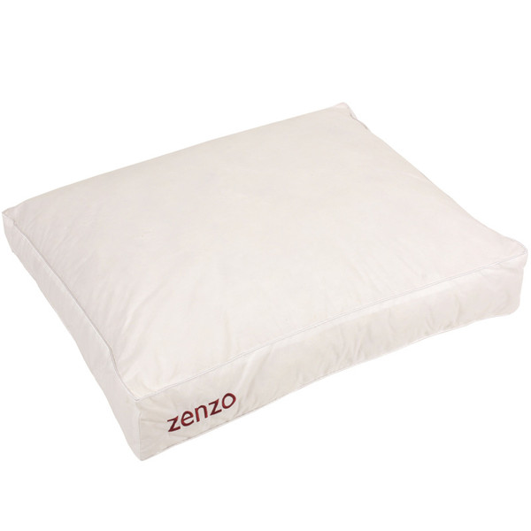 Polydaun ZENZO onyx Прямоугольный 62 x 50см Polyester fiber Серый, Белый кроватная подушка