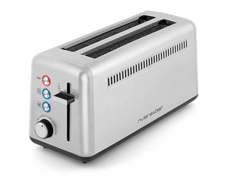 Riviera & Bar QGP 480 2Scheibe(n) 1500W Edelstahl Toaster