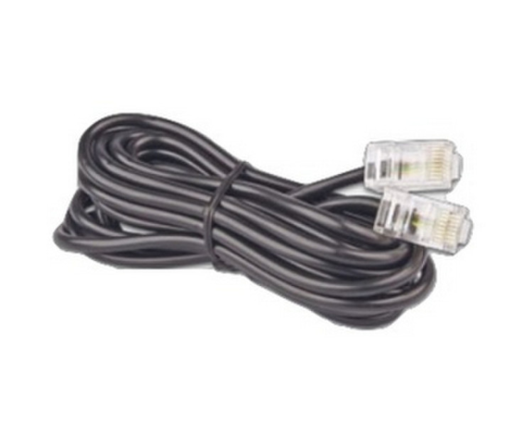 Triotronik MOD 8/4-8/4 1.0 1m Black telephony cable