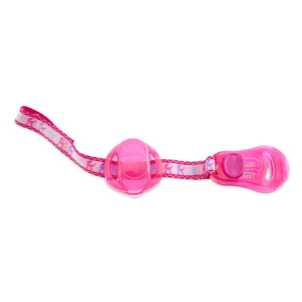 Chicco Clip Salvasucchietto Pink Girl baby pacifier holder