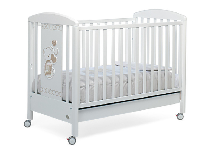 Foppapedretti Dolcecuore 500 Baby cot Wood White
