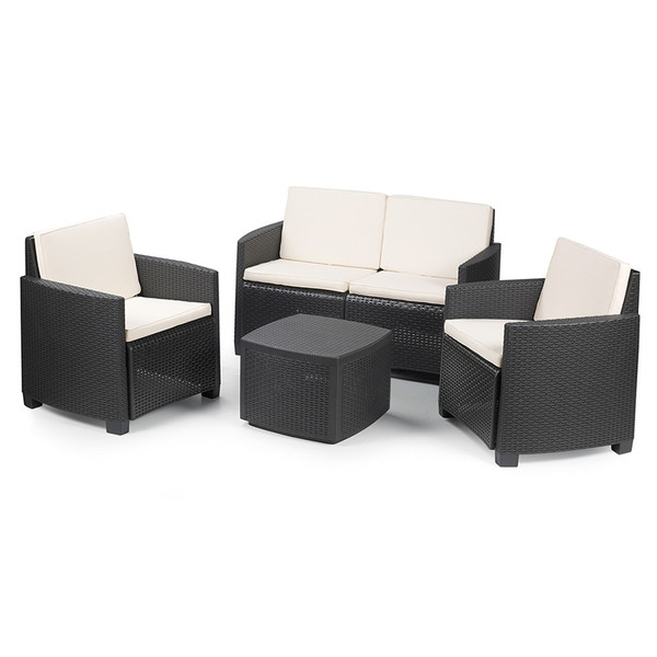 Ipae-Progarden 01441 Anthracite outdoor furniture set
