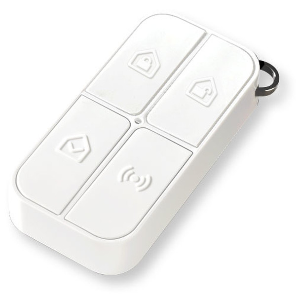 iSmartAlarm Remote Tag RF Wireless Press buttons White remote control