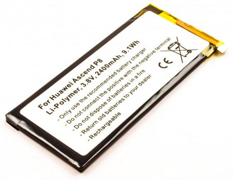 MicroSpareparts Mobile MOBX-HU-BAT0013 Lithium Polymer 2400mAh 3.8V rechargeable battery