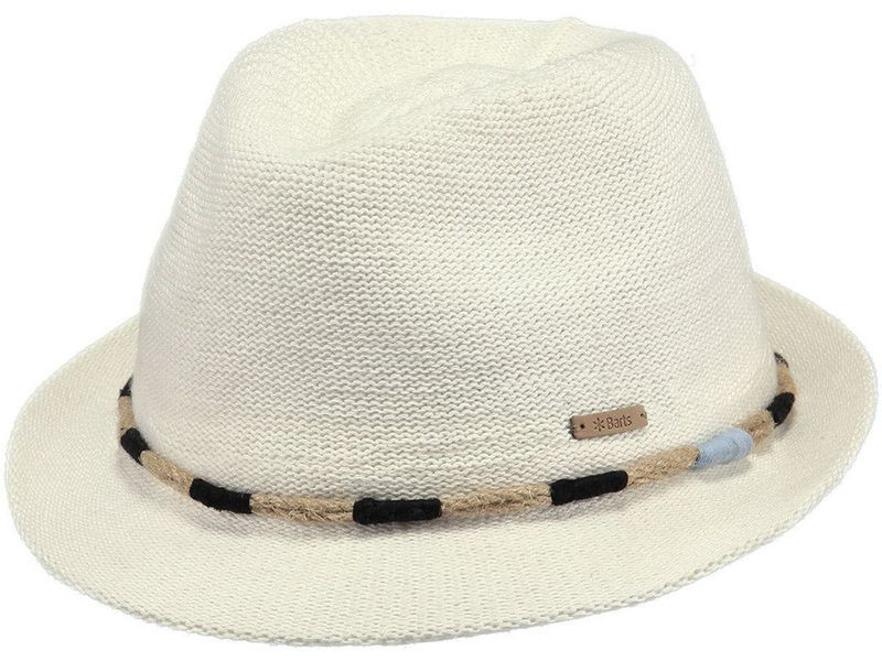 Barts Sunford Unisex Trilby hat Cotton,Polyester White