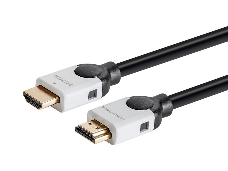 Monoprice 14585 3m HDMI HDMI Black,White HDMI cable