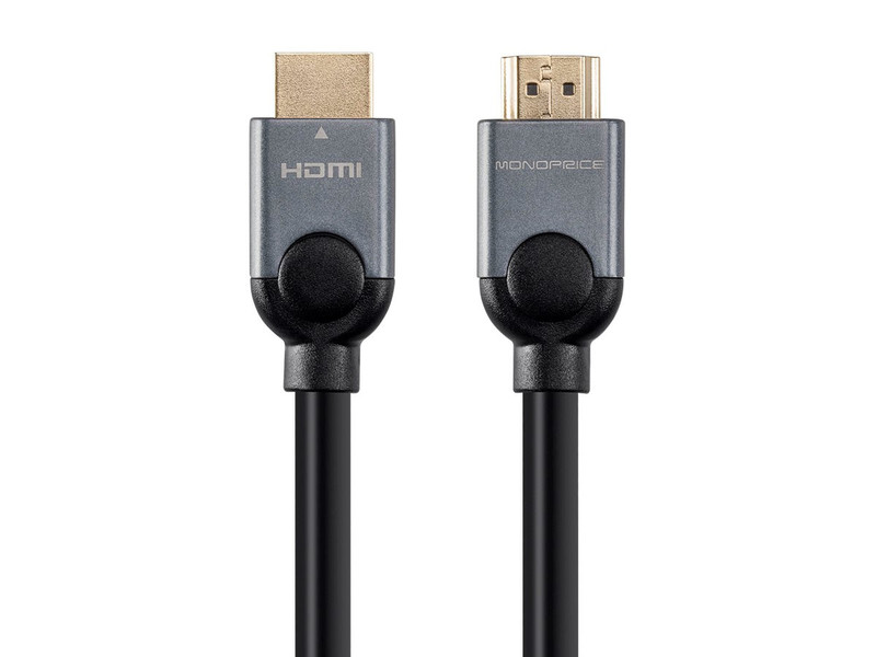 Monoprice 14589 3м HDMI HDMI Черный, Серый HDMI кабель