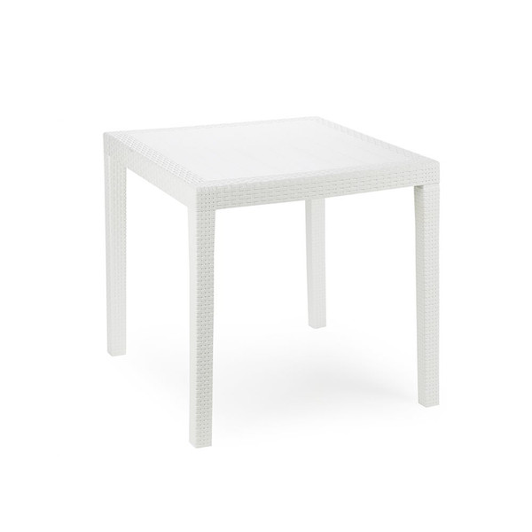 Ipae-Progarden King White Rectangular outdoor table