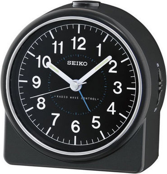 Seiko QHR202K Quartz alarm clock Black,White alarm clock