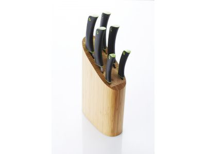 Point-Virgule PV-BAM-1124 Slot knife block Бамбук Деревянный подставка для ножей