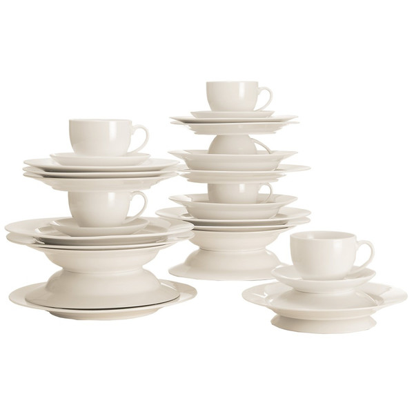 Maxwell & Williams P208 30pc(s) Porcelain White tableware set