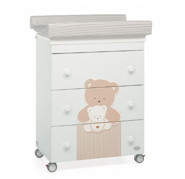 Foppapedretti Sweetfamily Wood White changing table