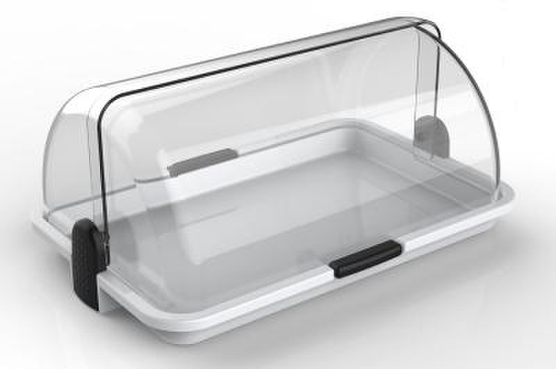 Eco-Plast Polibox Rectangular Box Black,Transparent,White 1pc(s)
