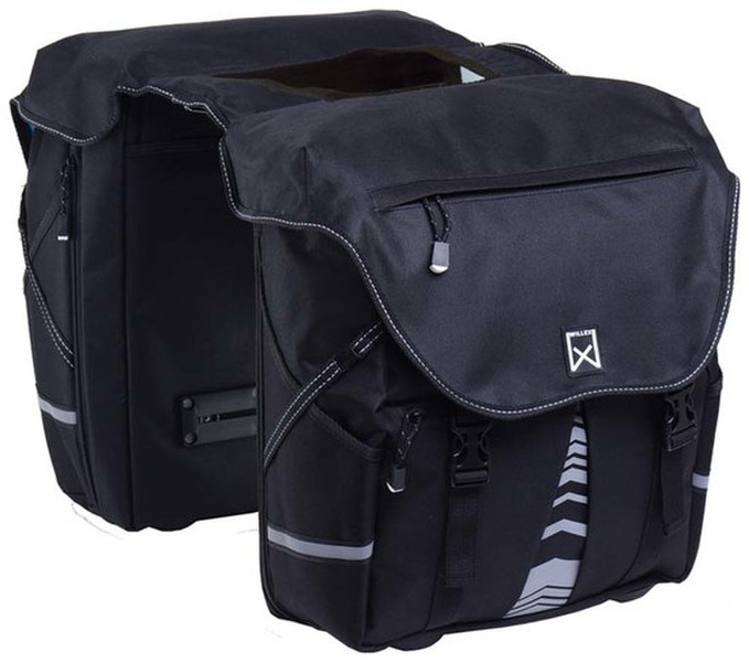 Willex 13611 Rear Bicycle bag 50L Polyester Black bicycle bag/basket