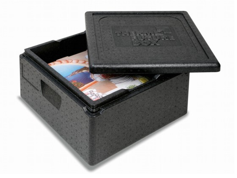Thermowelt Pizzabox Rectangular Box 21L Black 1pc(s)