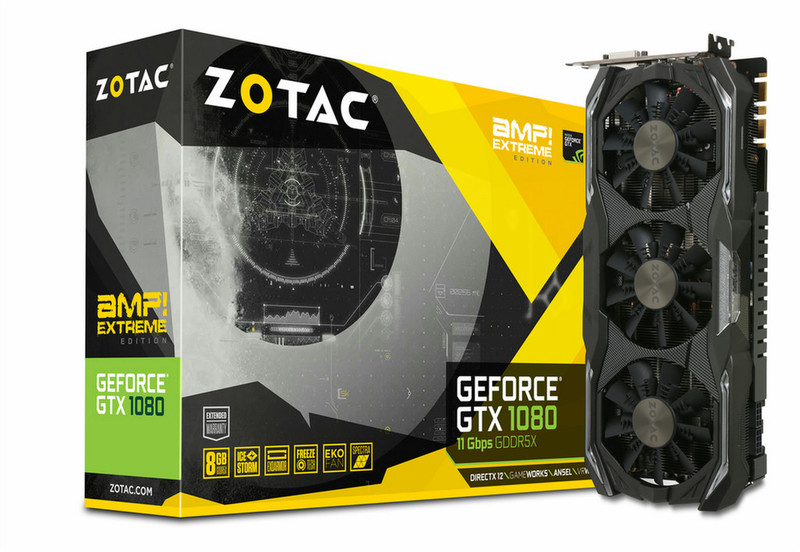 Zotac ZT-P10800I-10P GeForce GTX 1080 8GB GDDR5 graphics card