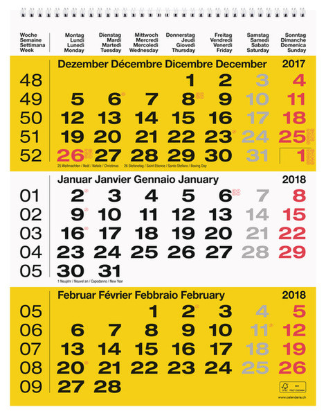 Biella 0889020.200018 Wall calendar