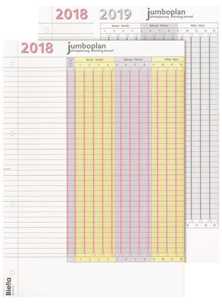 Biella Jumboplan Wand Kalender