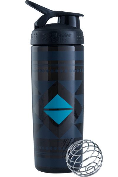 BlenderBottle Signature Sleek 820мл Полипропилен (ПП), Нержавеющая сталь, Термопластичный эластомер (TPE) Черный, Синий бутылка для питья