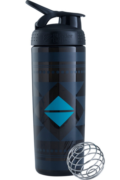 BlenderBottle Signature Sleek 820ml Polypropylene (PP),Stainless steel,Thermoplastic elastomer (TPE) Black,Blue drinking bottle