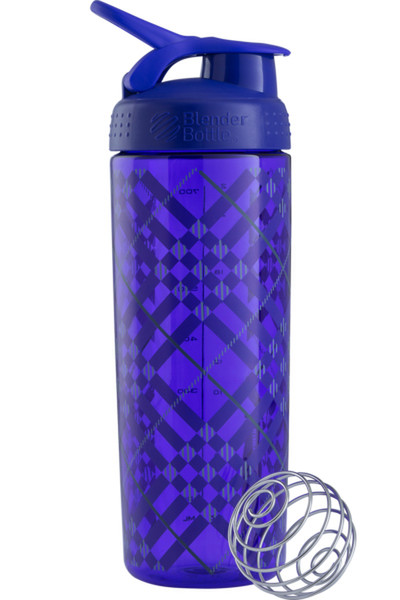 BlenderBottle Signature Sleek 820ml Polypropylene (PP),Stainless steel,Thermoplastic elastomer (TPE) Blue drinking bottle