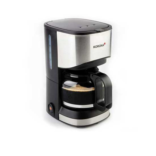 Korona 12015 Freestanding Fully-auto Pod coffee machine 0.7L 5cups Black,Stainless steel coffee maker