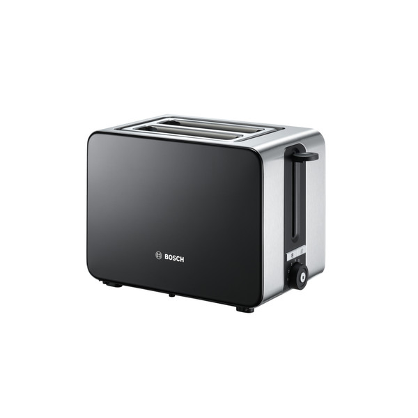 Bosch TAT7203 2slice(s) 1050W Black,Stainless steel toaster