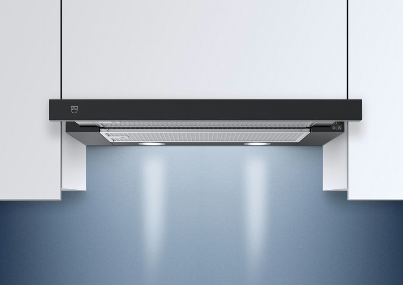 V-ZUG DFSE5n Semi built-in (pull out) cooker hood 625m³/h A Schwarz
