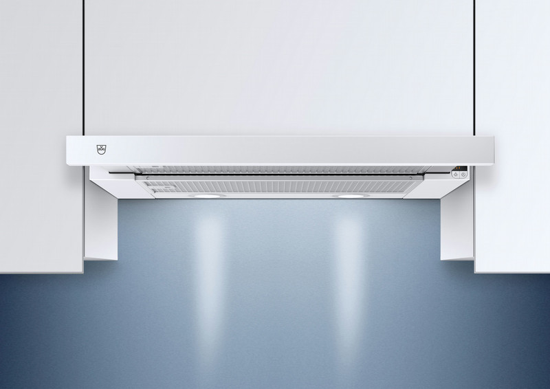 V-ZUG DFSE5w Semi built-in (pull out) cooker hood 625м³/ч A Белый