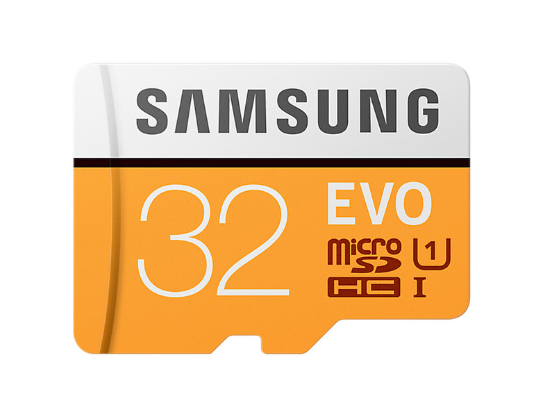 Samsung 32GB, MicroSDXC EVO 32GB SDXC UHS-I Class 10 memory card