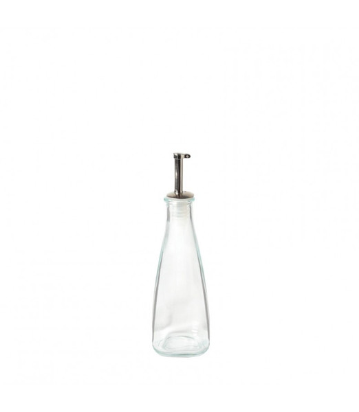 LEONARDO Gusto Bottle Silver,Transparent oil/vinegar dispenser