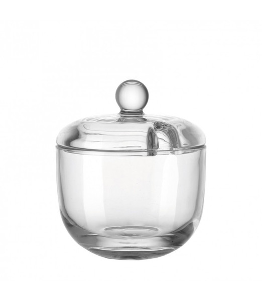 LEONARDO 061141 Transparent Glass sugar bowl
