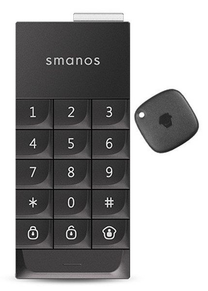 smanos WK8000 RF Wireless Black numeric keypad