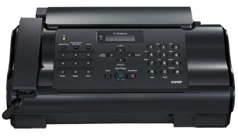 Canon FAX-JX210P Inkjet 14.4Kbit/s dots x 7.7DPI Black fax machine