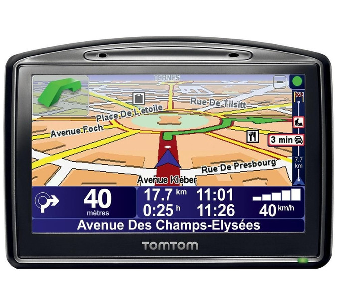 TomTom GO 730 Traffic Fixed 4.3Zoll LCD Touchscreen 220g Schwarz Navigationssystem