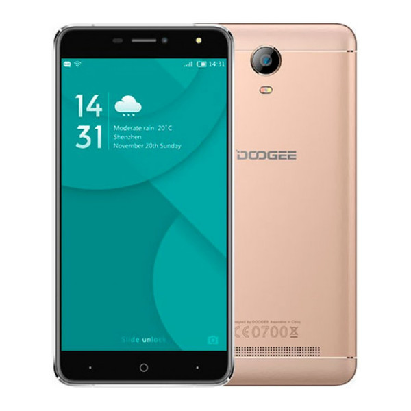 Doogee Mobile X7 Две SIM-карты 16ГБ Золотой смартфон